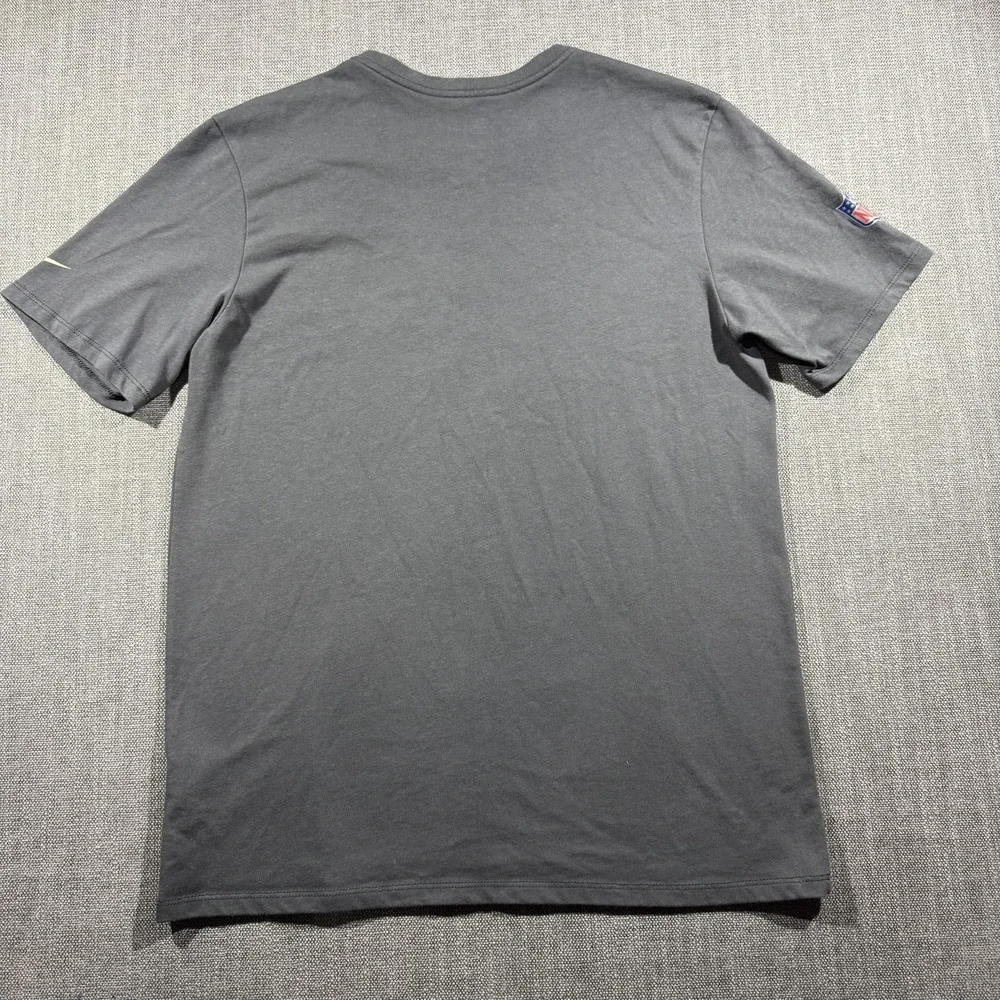 New Orleans‎ Saints Shirt Mens M Gray NFL Football Nike Dri Fit Crucial Catch